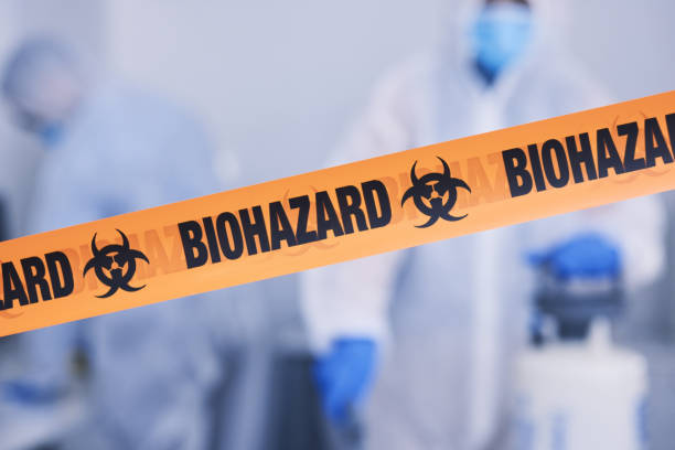 Professional Blood Cleanup technician working in Titusville, NJ